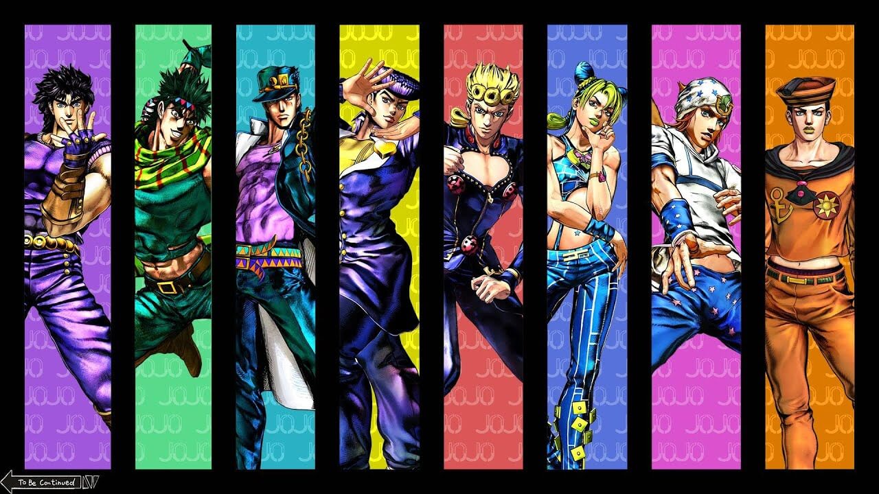 JoJo no Kimyou na Bouken FULL Series LA Dan Ova Dan Series S1-5 nya